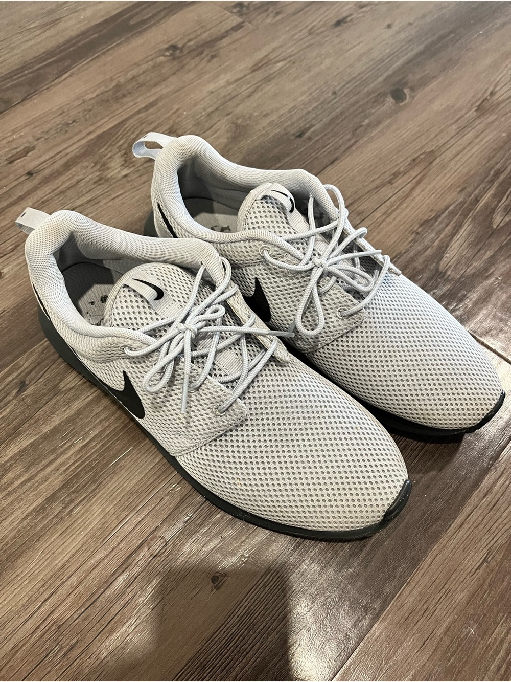 Men's NIKE Roshe golf shoes - Light Gray/Black